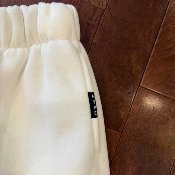 Kansas Two-Tone Red and White Adult Medium Sweatpants - Picture 4 of 6